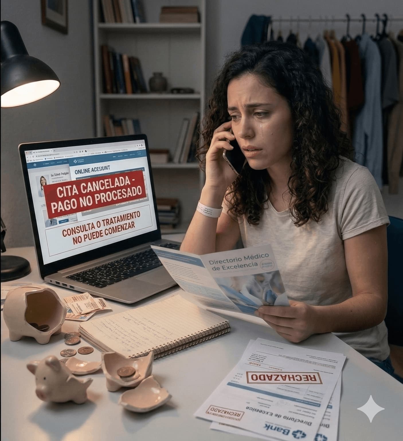 Médico con paciente